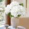 3PCS White Hydrangea Artificial Flowers – 21" Full Faux Hydrangeas with 3 Butterflies, Real Touch Latex Flowers for Home Decor, Wedding Bouquets, Centerpieces & Floral Arrangements